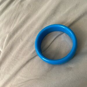 Bold Blue Lucite Bangle